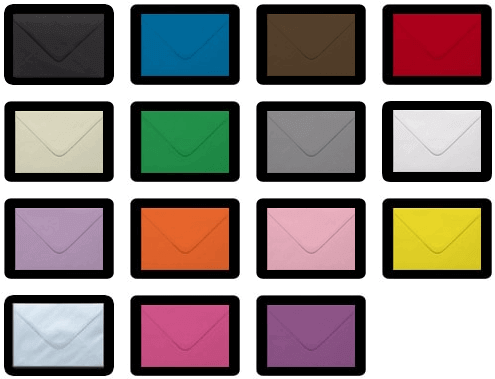 Blue Envelopes - Colored Envelope Clip Art (504x388), Png Download