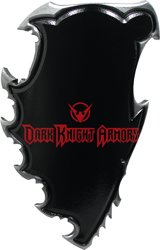 Black And Silver Chaos Larp Battle Shield - Shield (850x850), Png Download
