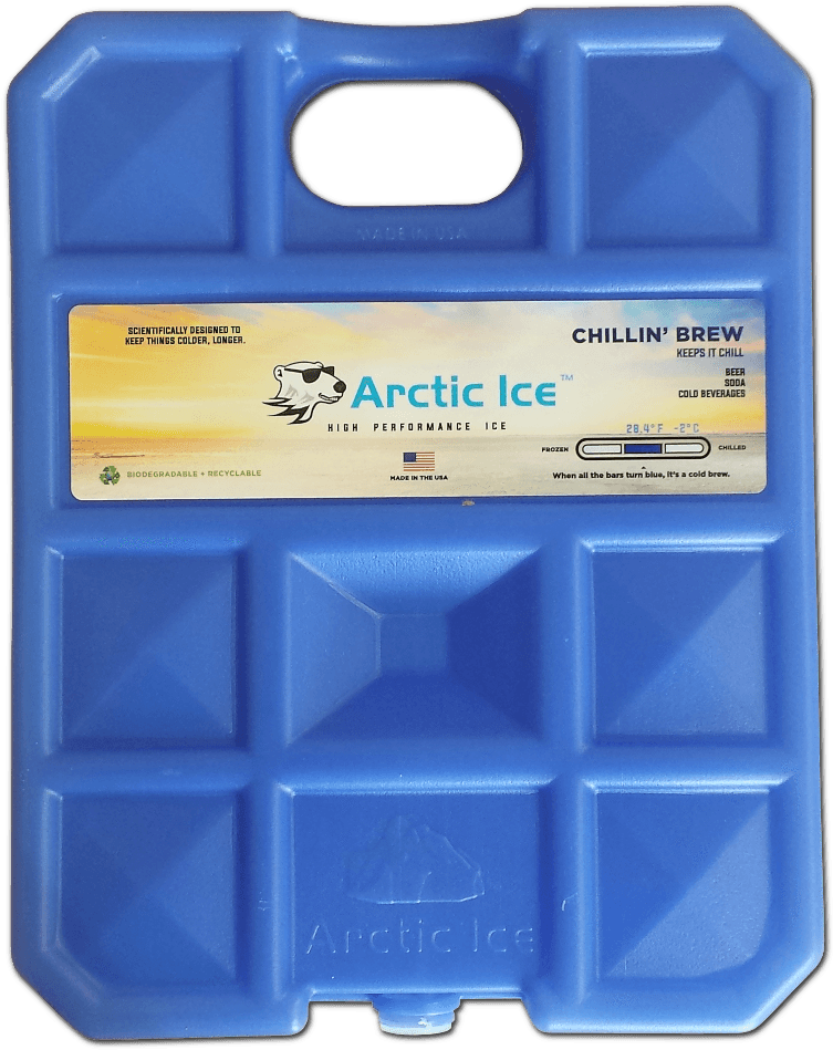 Bison Coolers Chillin' Brew™ Icepaks - Arctic Ice Chillin Brew Team Sports Burnt Orange Cooler (1000x1000), Png Download