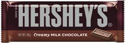 Hershey's Milk Chocolate Bar 40 Gr - Chocolate Hershey (500x500), Png Download