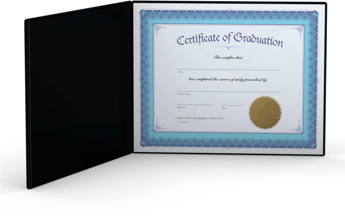 Alpha Omega Publications Diploma - Alpha Omega Publications (1200x1200), Png Download