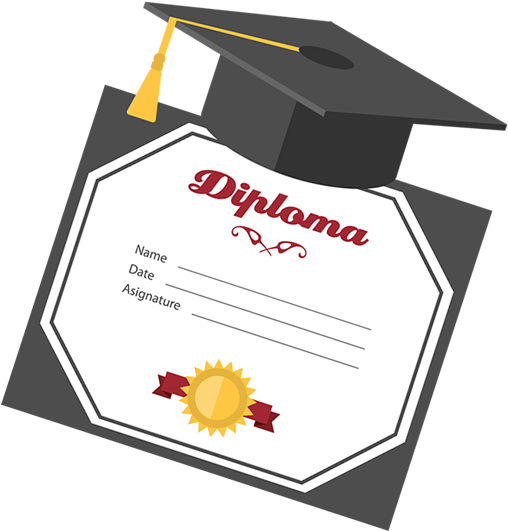 Cap And Diploma - Graduation Snapchat Filter Png (1080x1920), Png Download