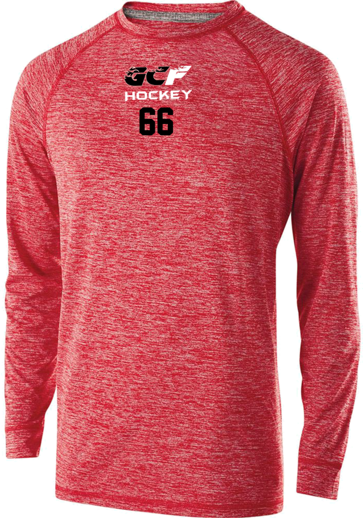 Gulf Coast Flames Hockey Electrify Shirt - Shirt (717x1024), Png Download