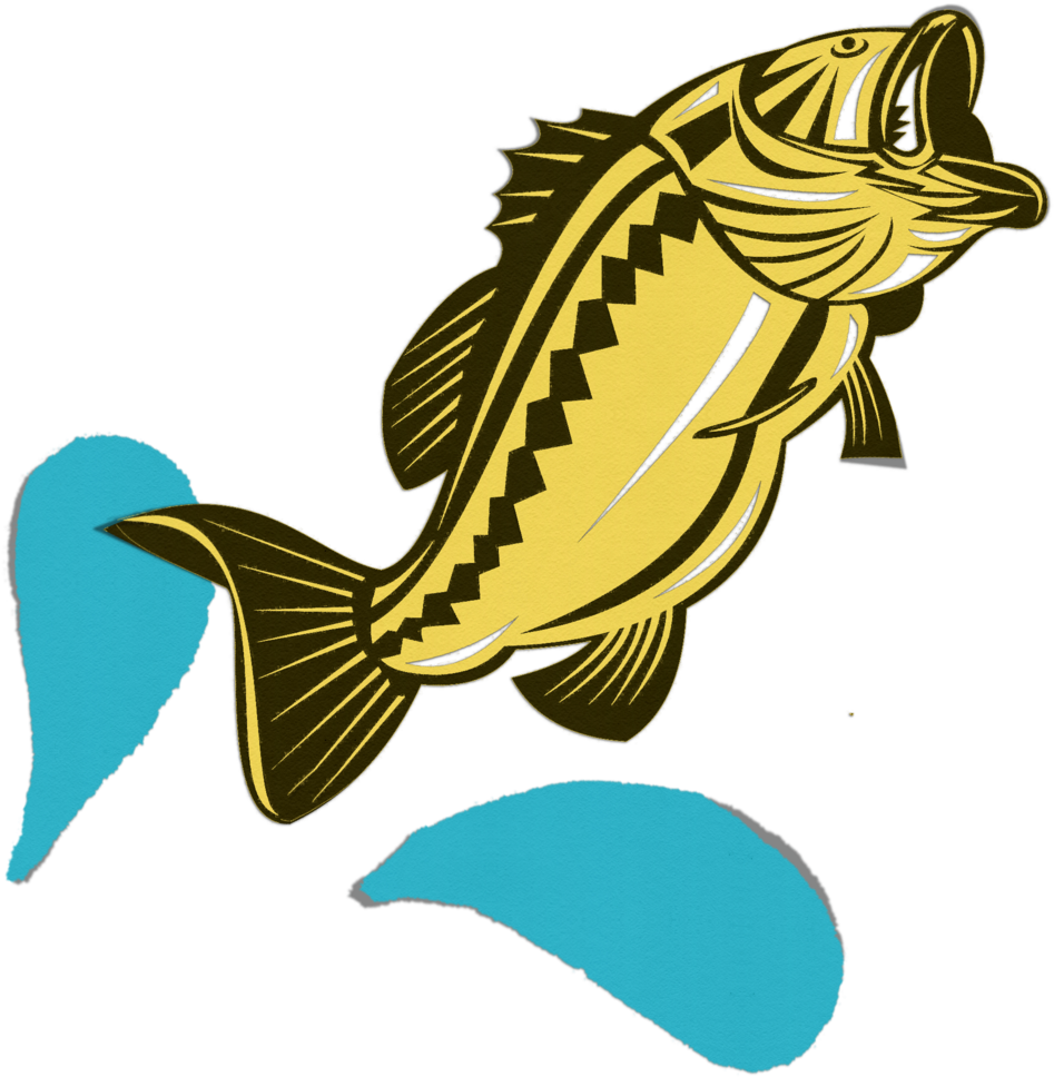 Fish Jumping (1000x1062), Png Download