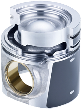 Cooling Gallery Piston - Piston (552x408), Png Download