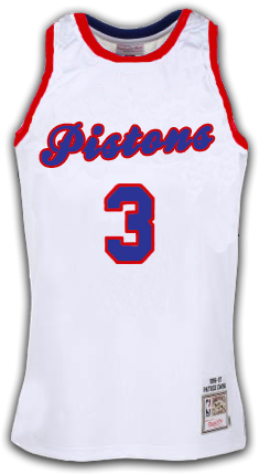 1963 - - Pistons Jersey Png (300x450), Png Download