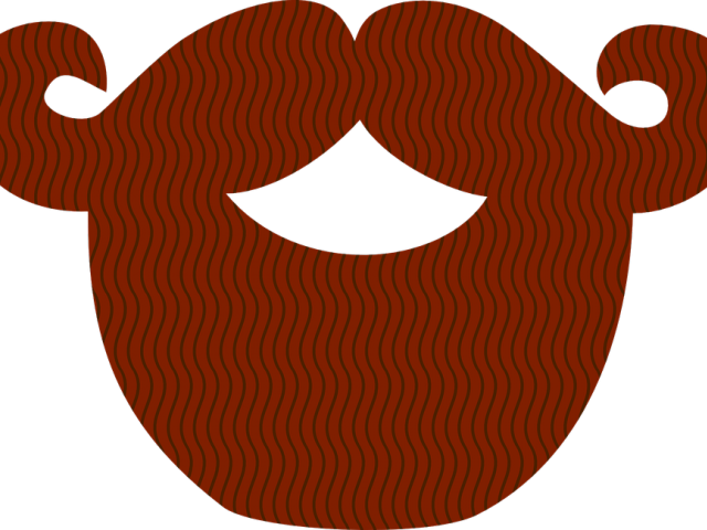 Beard Clipart Brown Beard - Moustache (640x480), Png Download