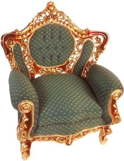 Chair Png Transparent Image - Chaise Luxe Png (500x590), Png Download