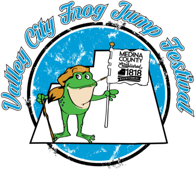 1852 17 Valley City Frog Jump 2018 Frog Transparent - Frog Jump Festival (410x350), Png Download