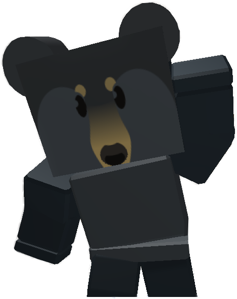 Black Bear - Black Bear Bee Swarm Simulator (507x607), Png Download