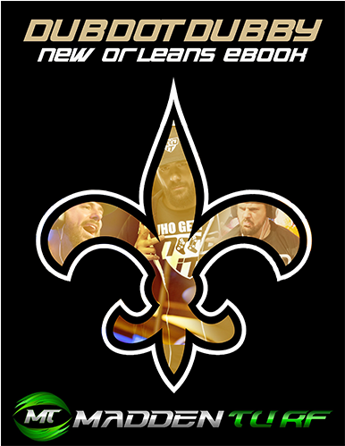 Dubby's Saints Offense - New Orleans Saints Fan Banner (550x498), Png Download