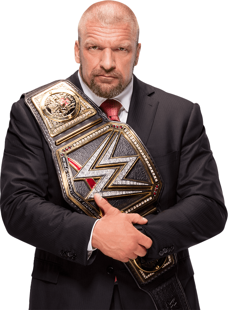 Triple H Wwe World Championship Sideplates By Nibble-t - Wwe Champion Triple H 2016 (756x1028), Png Download