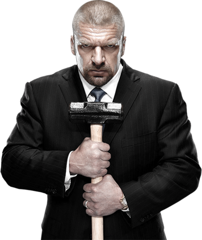 Triple H Png Photos - Sledge Hammer Triple H (413x492), Png Download