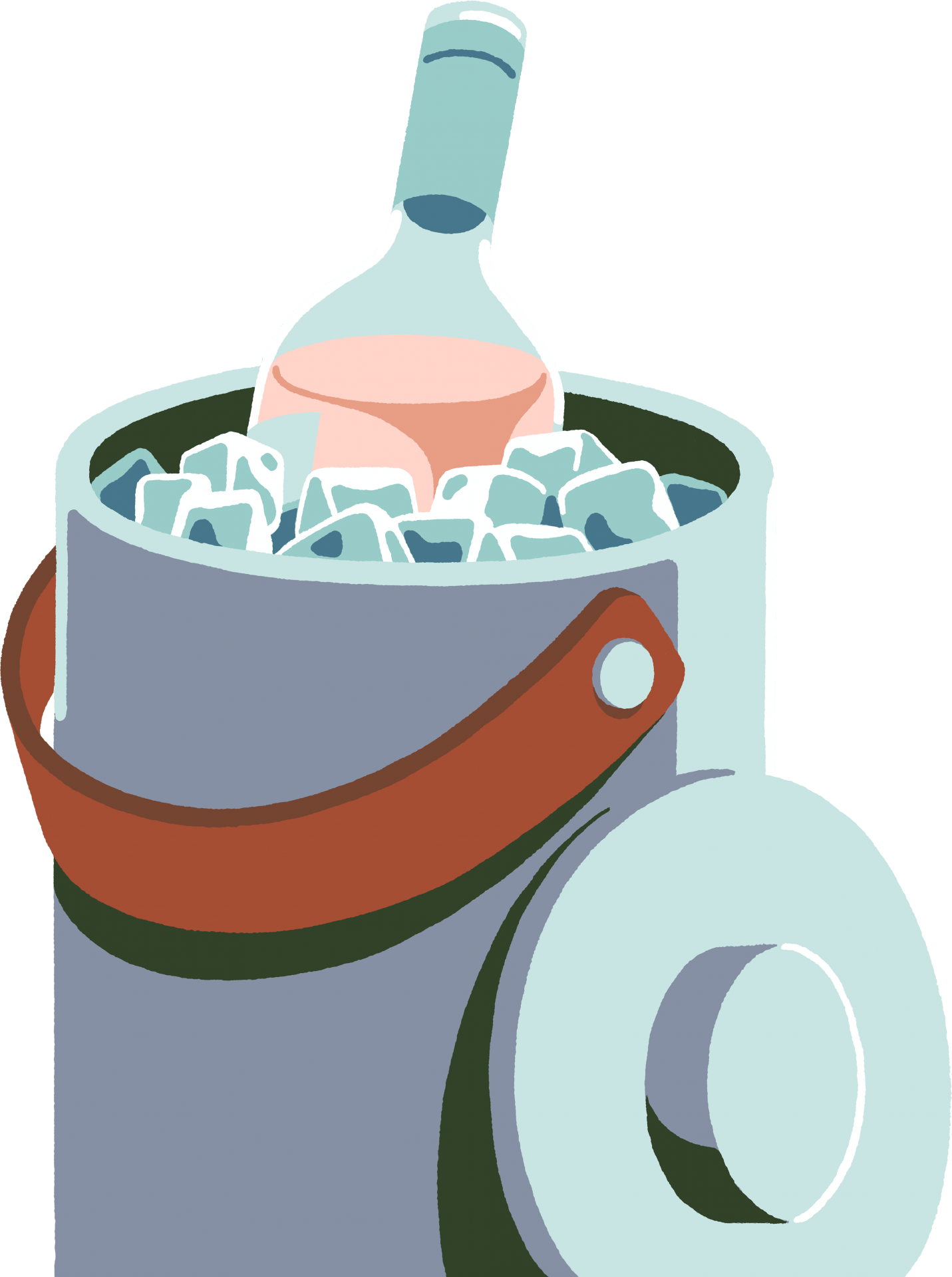 Wine Made From Red Grapes Was Therefore Rosé - Portable Network Graphics (1431x1920), Png Download