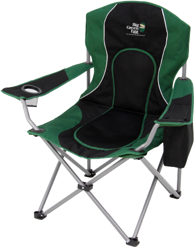Recreational Folding Chair - Big Green Egg Recreational Folding Chair (800x500), Png Download