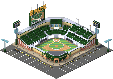 Stadium Baseball Lvl 2 Big Se - Cityville Buildings (479x334), Png Download