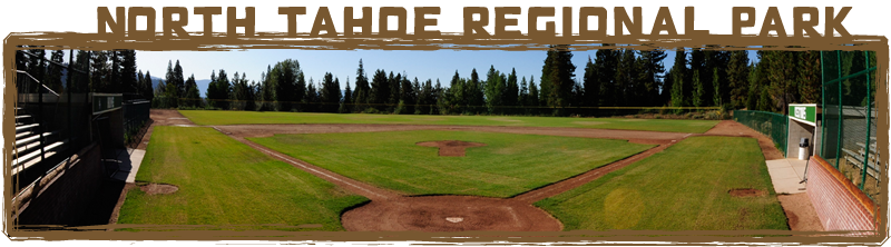 From I-80 West, Take The Hwy - North Tahoe Regional Park Baseball Field (800x222), Png Download