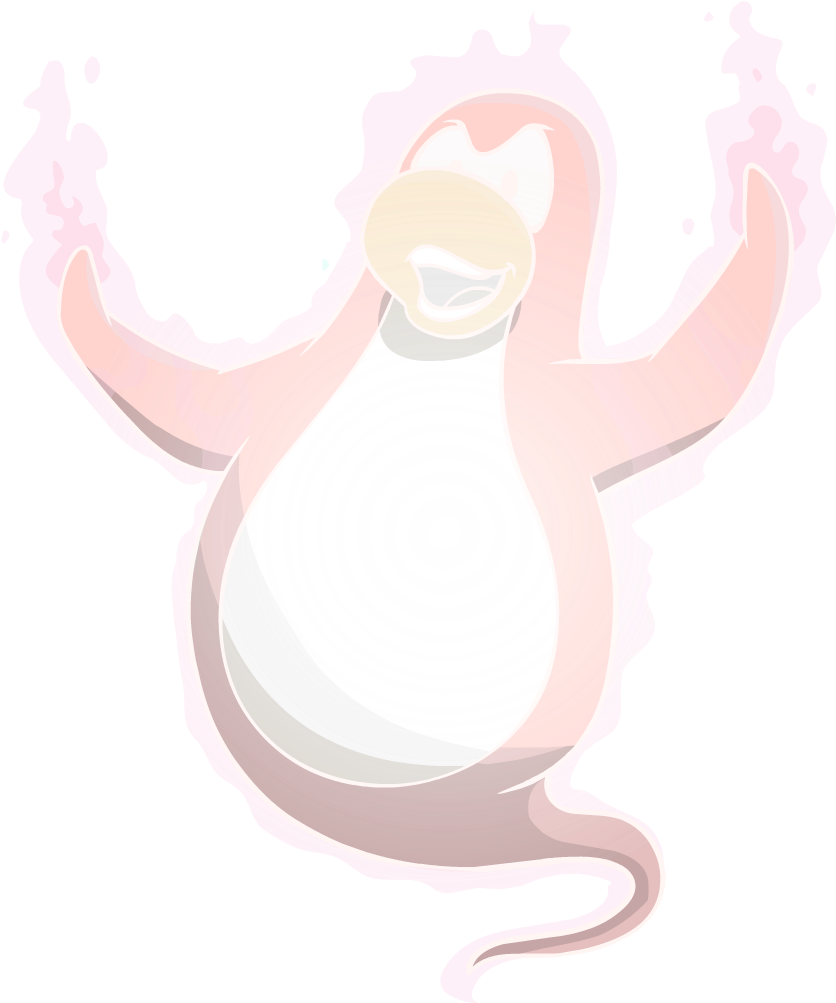 Halloween 2012 Ghosts Player Peach - Png Club Penguin Halloween (1200x1200), Png Download
