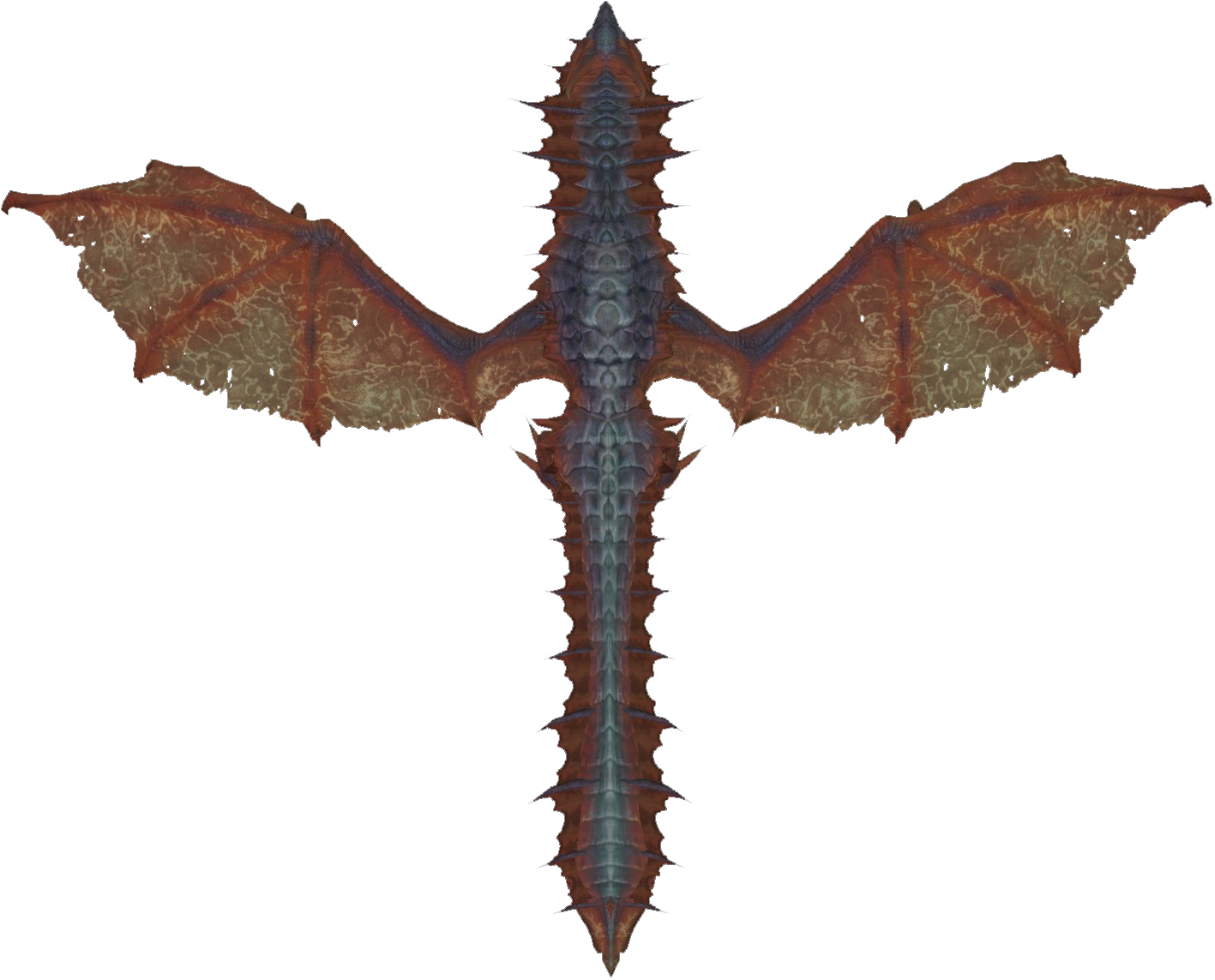 Revereddragon Top - Dragon Sprite Top Down (1416x1416), Png Download