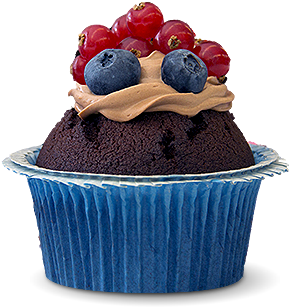 Chocolate Cupcakes - Cupcake Al Cioccolato Png (288x426), Png Download