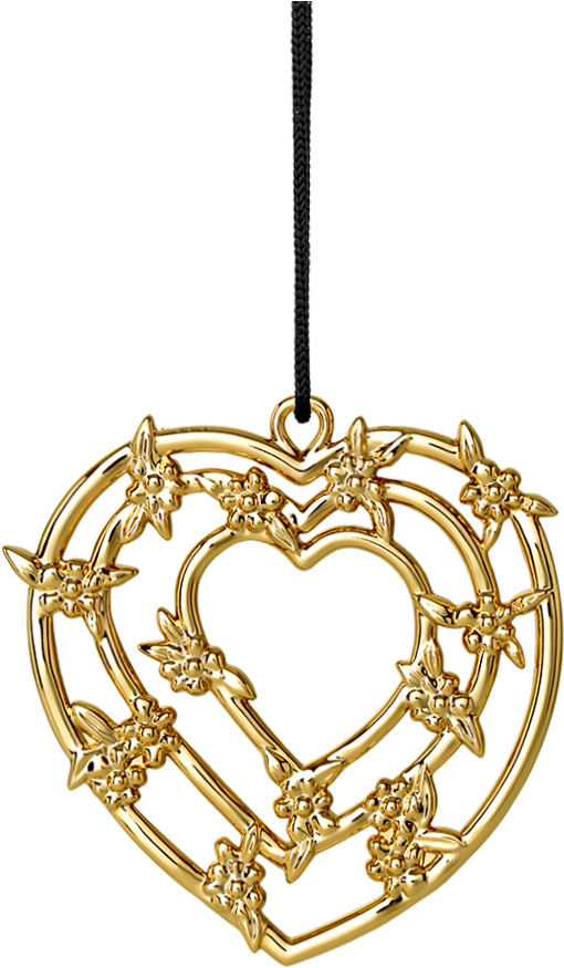 Heart Garland H7 Gold Plated Karen Blixen - Rungstedlund (1200x1200), Png Download