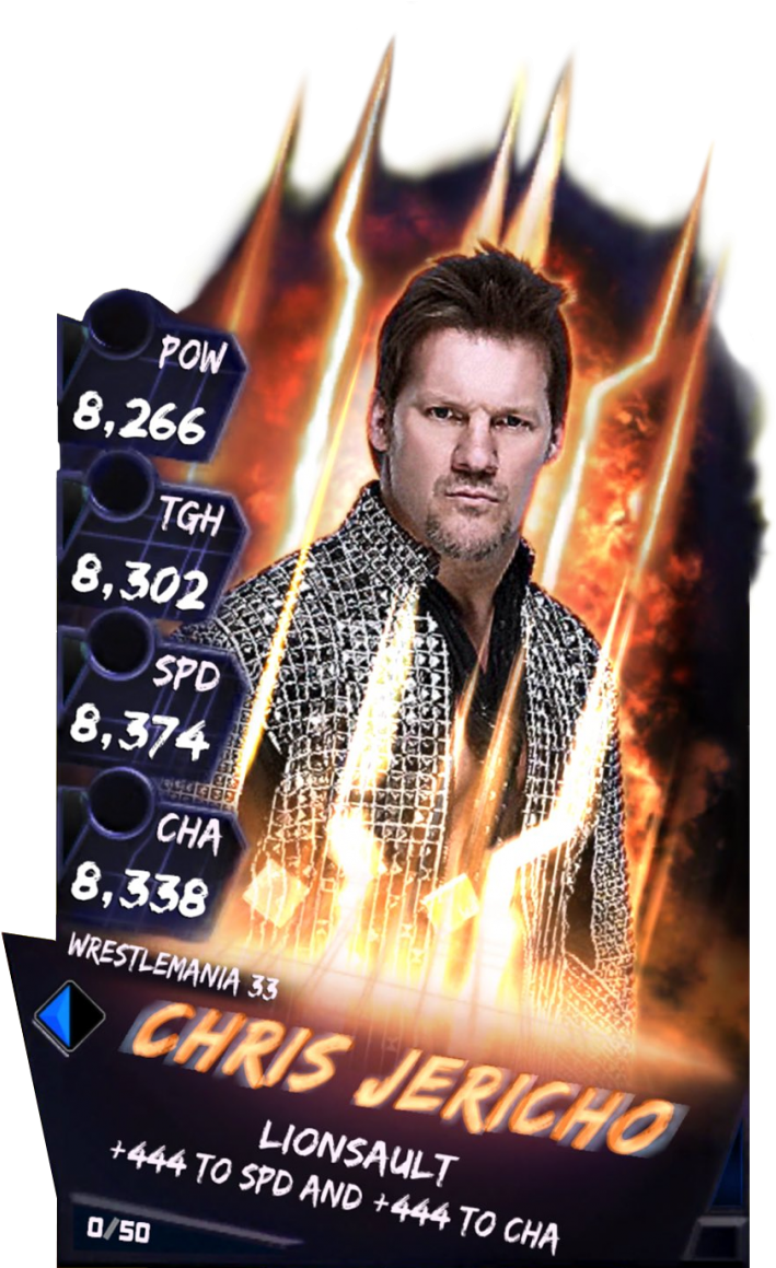 Chrisjericho S3 14 Wrestlemania33 Fusion - Wwe Supercard Wrestlemania 33 Fusion (733x1158), Png Download