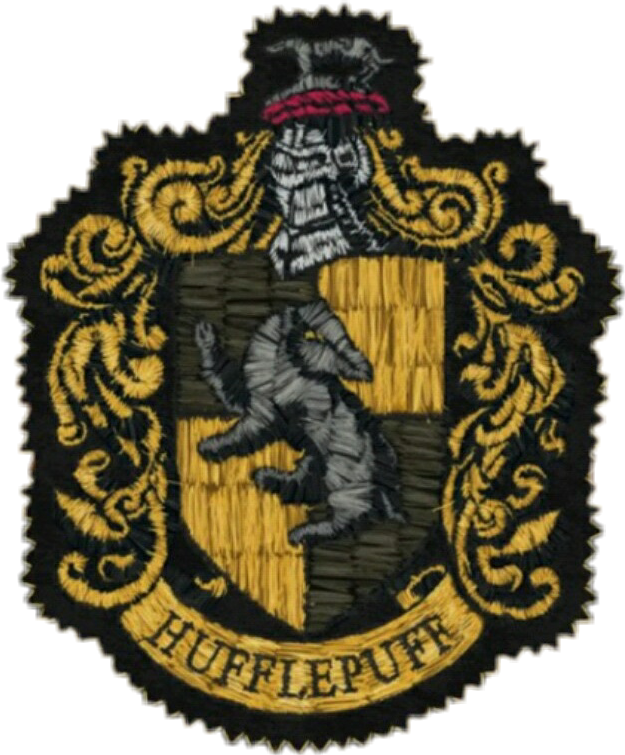 Hufflepuff Knitted (625x755), Png Download