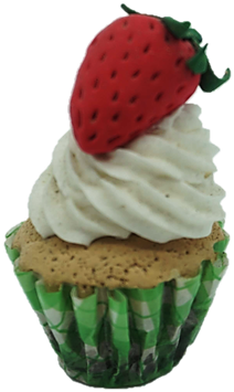 Taiwan Free Sample Soft Modeling Whipped Cream Clay - Cupcake (481x435), Png Download