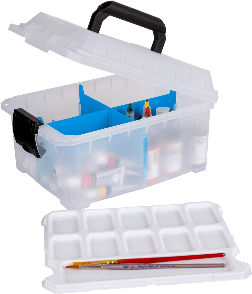 Graphic Library Download Sidekick Cube With Paint Pallet - Artbin Sidekick Cube With Paint Pallet Tray (1000x1000), Png Download