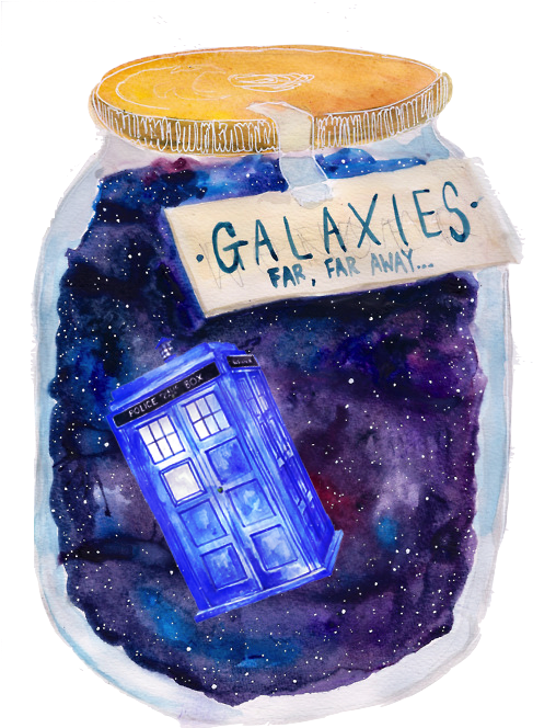 Cosmic Love - Galaxies Far Far Away (499x700), Png Download