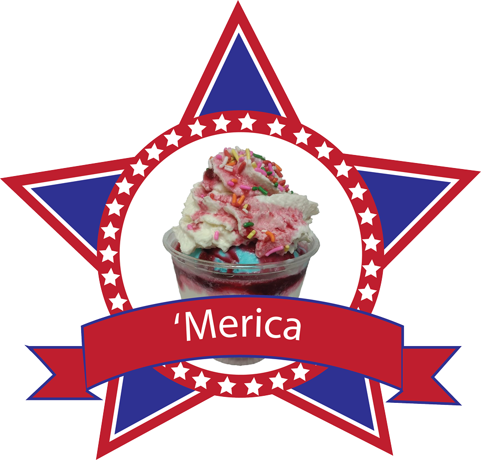 1 Scoop Strawberry 1 Scoop Vanilla 1 Scoop Blue Moon - Cupcake (960x917), Png Download