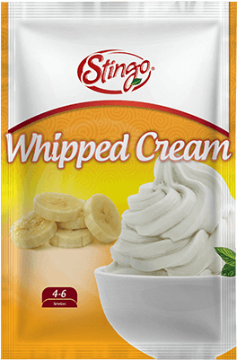 Whipped Cream Banana - Chantilly Cream (400x400), Png Download