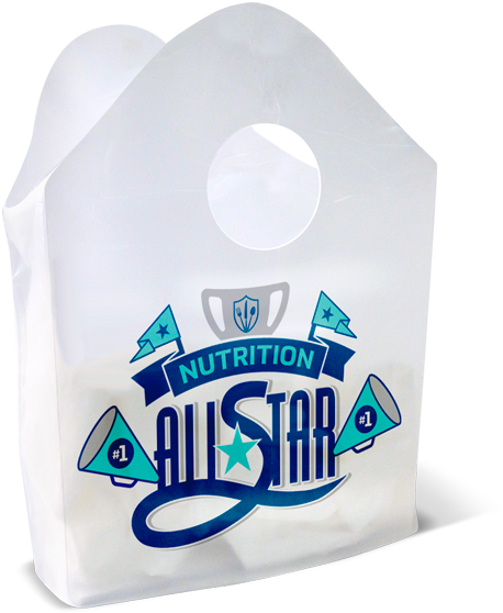 Nutrition All Star Plastic Bag - Bag (600x600), Png Download