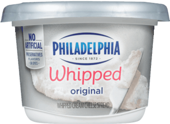 Philadelphia® Whipped Cream Cheese Spread - Cream Cheese Philadelphia (348x348), Png Download