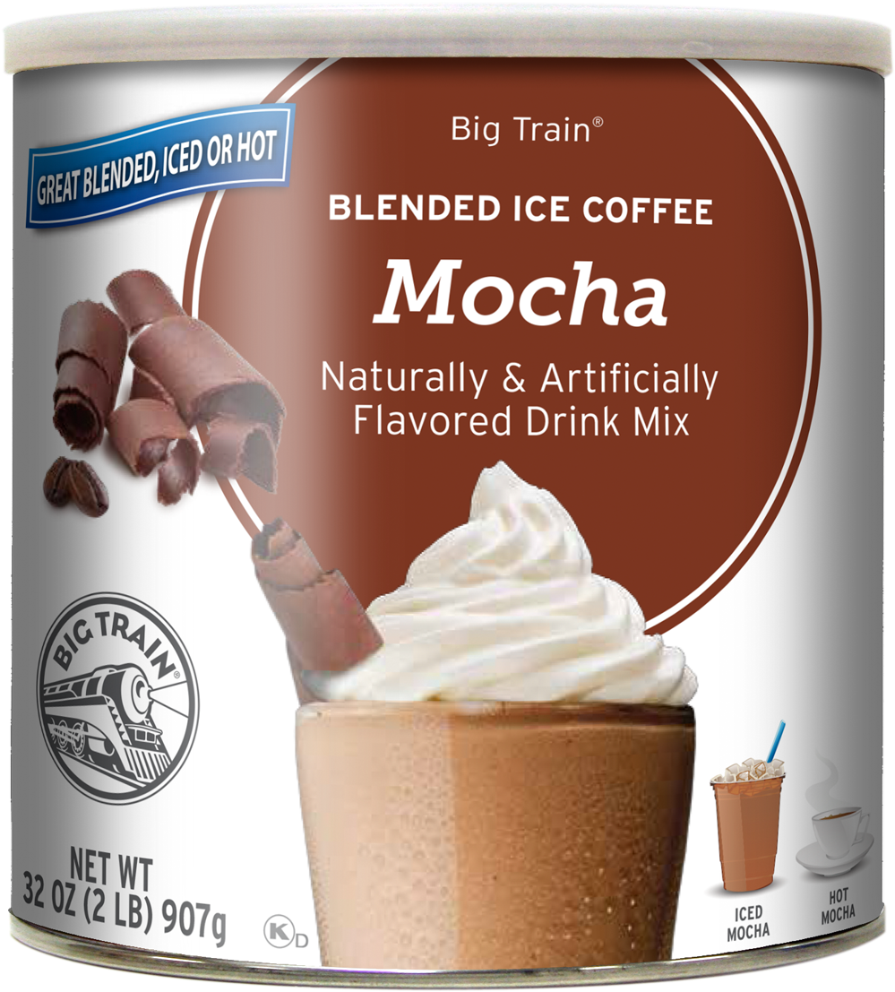 Big Train Blended Ice Coffee Mocha 950ml (pack Of 2) (1200x1200), Png Download