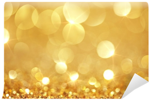 Graphic Freeuse Shiny Wall Mural Pixers We Live To - Kunstdruk: Shiny Golden Lights By Ssilver, 61x41cm. (400x400), Png Download