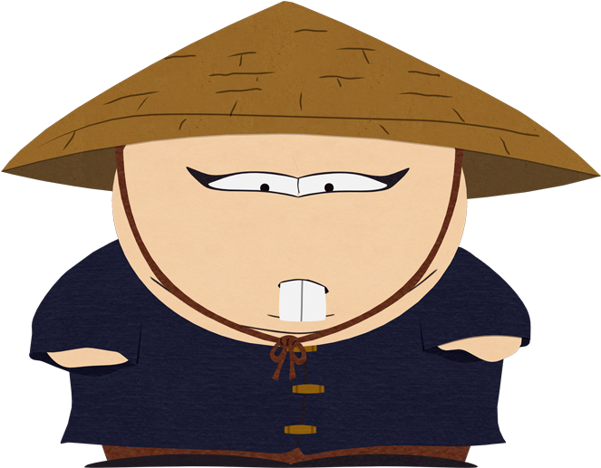 Alte Ego Chinese Cartman - Chinese South Park Character (667x523), Png Download