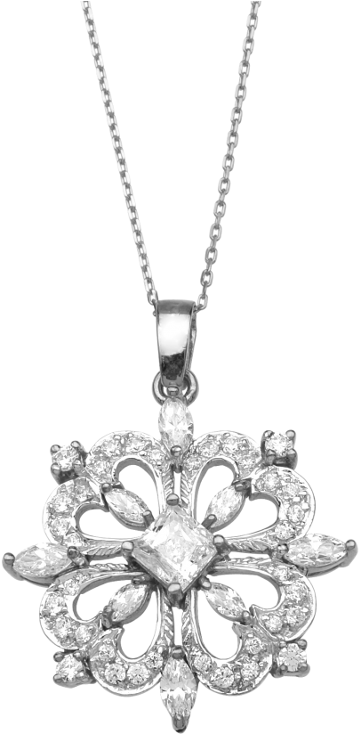 Rococo Flare Necklace - Locket (622x1000), Png Download