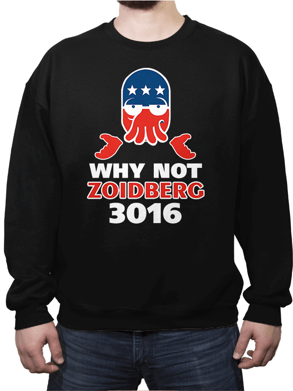 Why Not Zoidberg - Crew Neck (800x800), Png Download