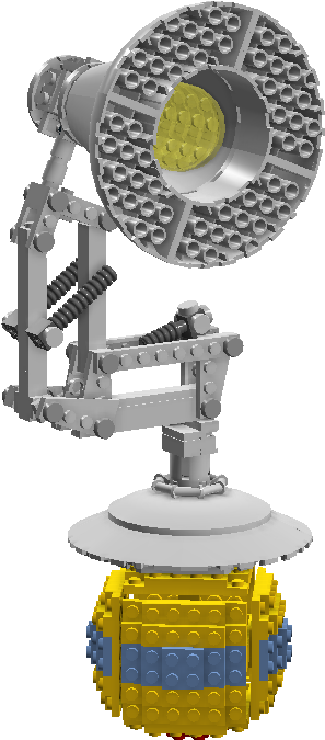 Disney Pixar Luxo Jr Lamp - Valve (572x759), Png Download