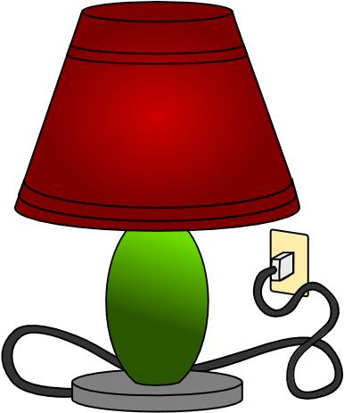 Convert To Base64 Table Lamp - Clipart Lamp (600x559), Png Download