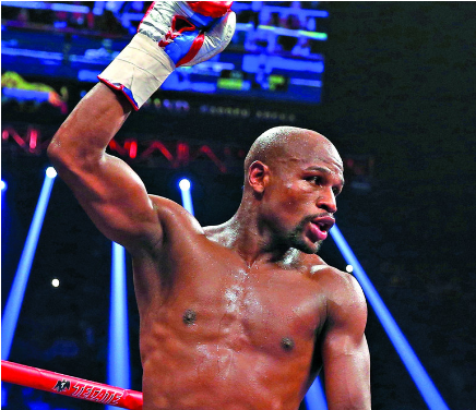 Floyd Mayweather Jr - Ufc Mayweather Winning Moments (667x375), Png Download