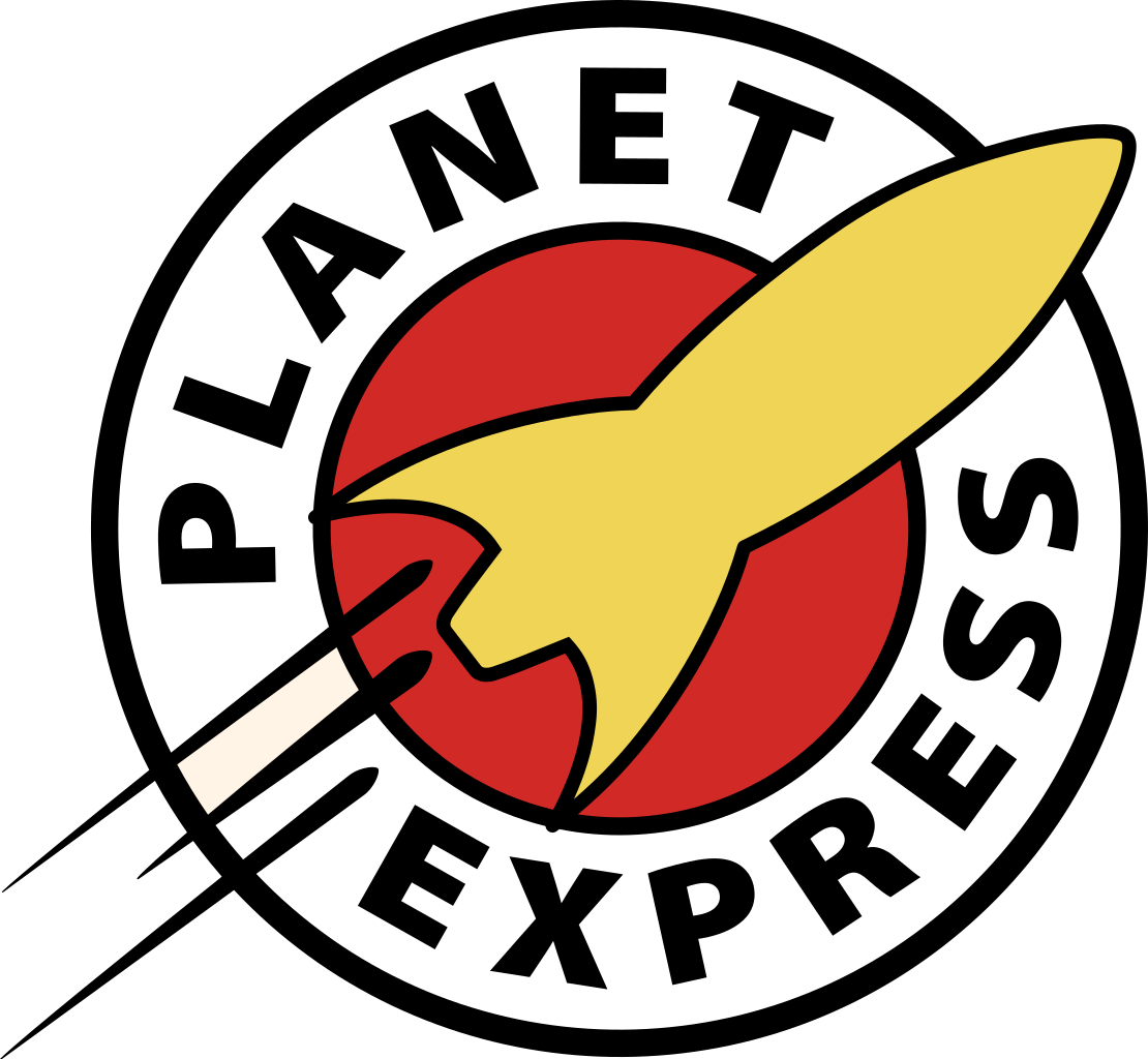 Futurama Planet Express - Planet Express Logo Phone (1110x1024), Png Download