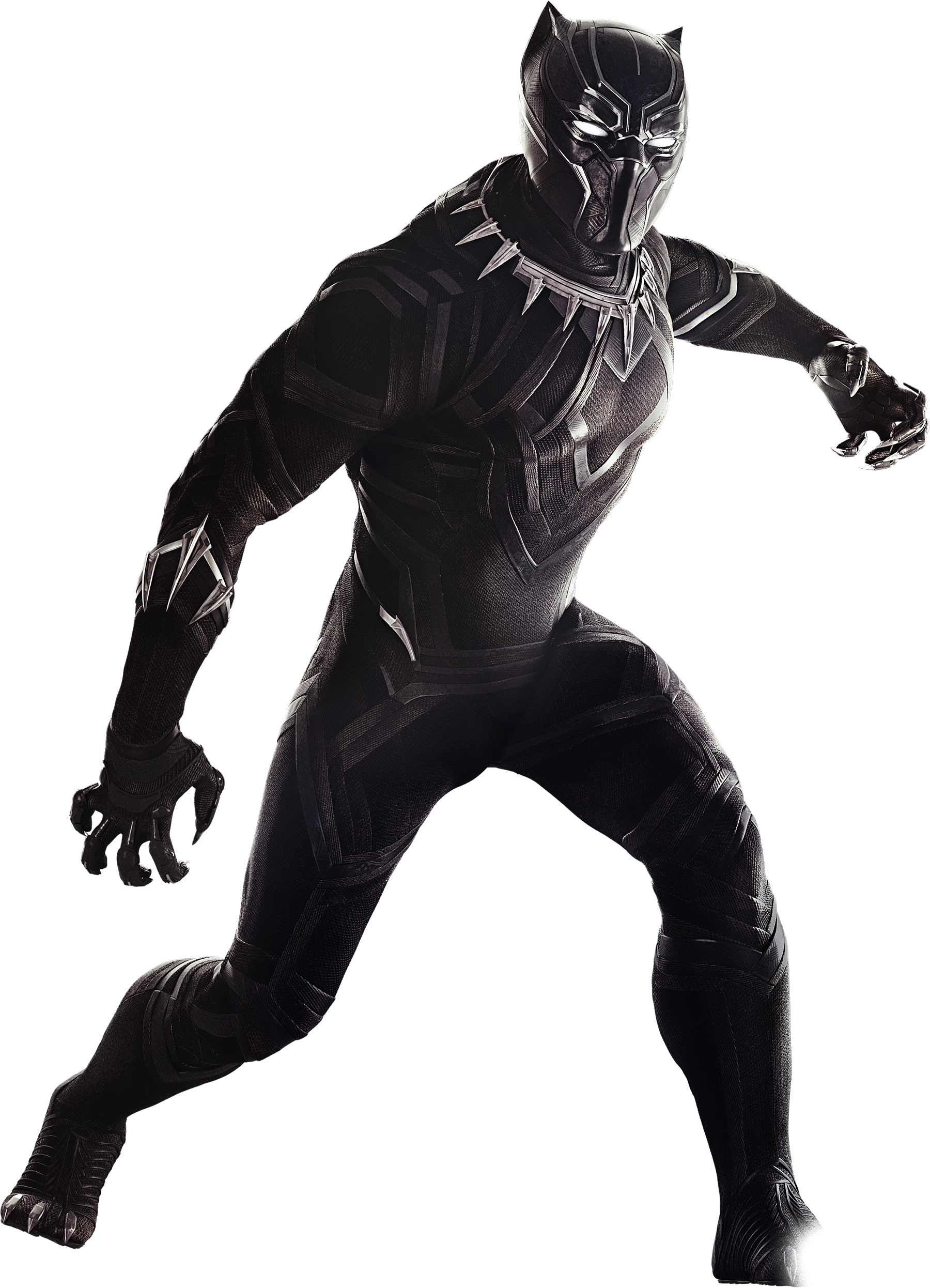 Captain America Civil War Black Panther Png - Michael B Jordan Black Panther Suit (1800x2492), Png Download