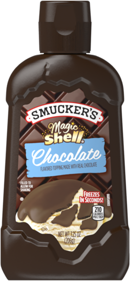 Twix Sign Clipart - Smucker's Magic Shell Chocolate (260x563), Png Download