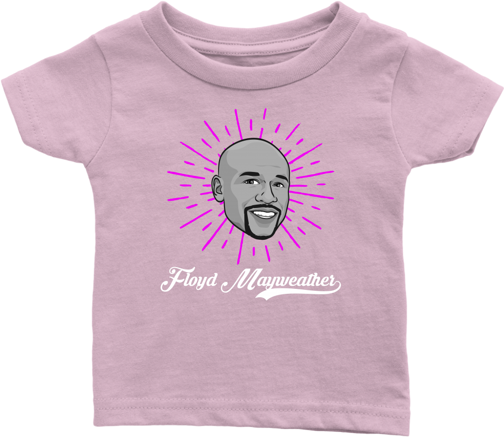 Floyd Mayweather Halo Baby T-shirt - Infant Bodysuit (1024x1024), Png Download