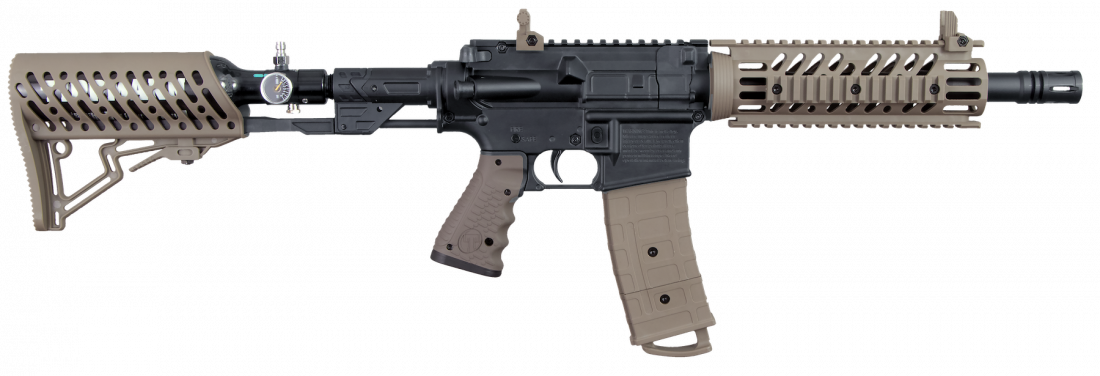 Quick View - Tippmann Tmc Air Thru Stock (1100x376), Png Download