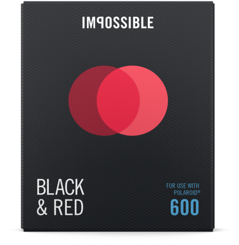 Polaroid Impossible Duochrome Film Black & Red For - 2 Pack Of Polaroid Pif-300 Instant Film For 300 Series (700x629), Png Download