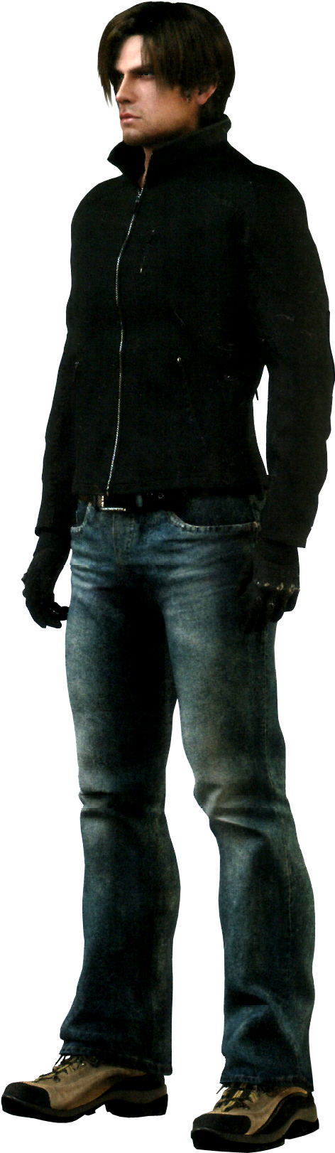 Biohazard Damnation Artbook - Leon Kennedy Resident Evil Damnation (819x1671), Png Download