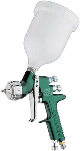 Devilbiss Gti Pro P Pressure Feed Spray Gun (550x550), Png Download